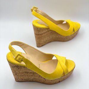 Christian Louboutin Reine De Liege Cork Wedges